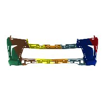 LEXUS LX 570 FRONT BUMPER COVER PRIMED **CAPA** OEM#521196B973 2016-2021 PL#LX1000327C