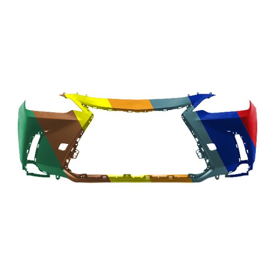 LEXUS NX 250/350 FRONT BUMPER COVER PRIMED (WO/F SPORT)(WO/WASH)(WO/SENSOR) OEM#52119F6900 2022-2024 PL#LX1000395