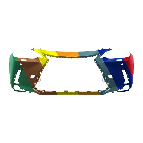 LEXUS NX 250/350 FRONT BUMPER COVER PRIMED (WO/F SPORT)(W/WASH)(W/SENSOR)(NA BUILT) OEM#52119F6904 2022-2024 PL#LX1000397