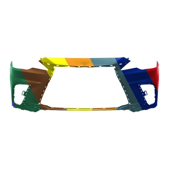 LEXUS RX 350h/500h FRONT BUMPER COVER PRIMED (WO/WASH)(WO/SIDE PK SENSOR)(W/F SPORT) OEM#521190E967 2023-2025 PL#LX1000405