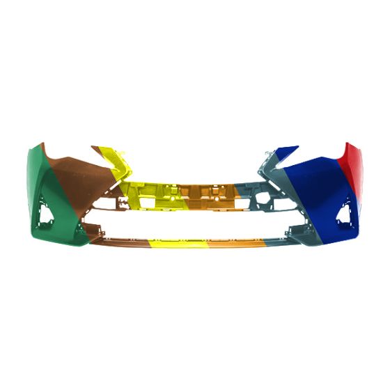 LEXUS RC 350/300/200t FRONT BUMPER COVER PRIMED (WO/SENSOR)(WO/WASHER) OEM#521192U909 2019-2024 PL#LX1000409