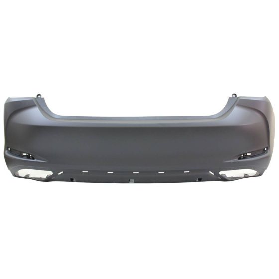 LEXUS ES 250/350  REAR BUMPER COVER PRM/TXT (WO/SENSOR)(W/F SPORT)(NORTH AMERICA)(ES350) **CAPA** OEM#521590X924 2019-2024 PL#LX1100210C