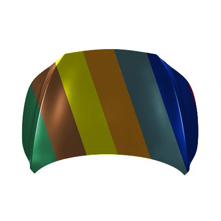 LEXUS RX 350 HOOD (STEEL) OEM#533010E260-PFM 2023-2025 PL#LX1230144