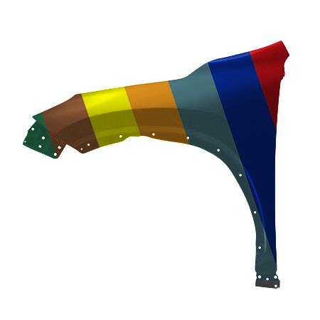 LEXUS NX 350h/ 450h+ FENDER LEFT (Driver Side) (STEEL) OEM#53802F6010-PFM 2022-2024 PL#LX1240145