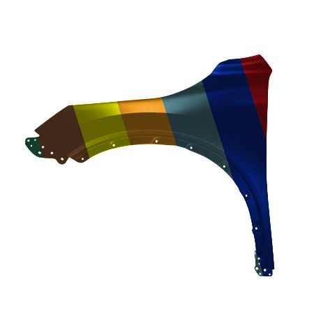 LEXUS RX 350 FENDER LEFT (Driver Side) (STEEL) OEM#538120E190-PFM 2023-2025 PL#LX1240147