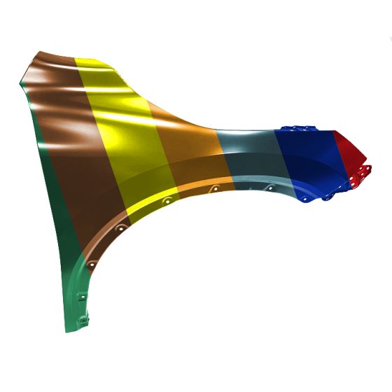 LEXUS RX 350h/500h FENDER RIGHT (Passenger Side) (ALUM) OEM#538110E230 2023-2025 PL#LX1241146