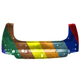 MAZDA CX-5 REAR BUMPER COVER PRIMED (W/SENSOR) OEM#KSD550221BBB 2022-2024 PL#MA1114101