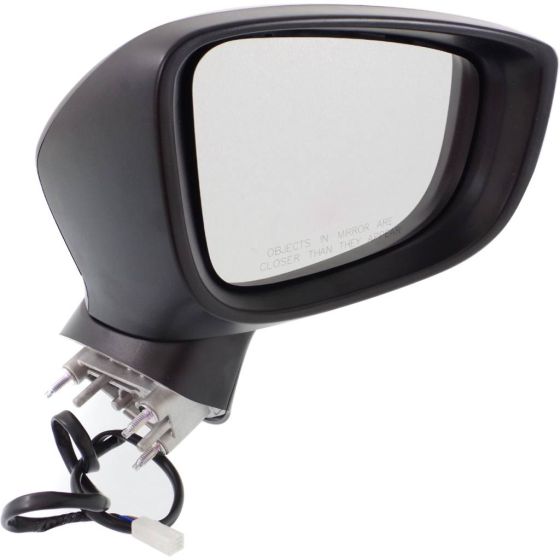 MAZDA MAZDA3 DOOR MIRROR RIGHT (Passenger Side) POWER/ NOT HEATED (WO/SIGNAL)(WO/BLIND DET) OEM#BHN969121E-PFM 2014-2016 PL#MA1321181