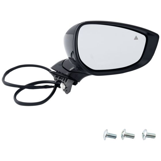 MAZDA MAZDA3 4DOORS/SEDAN  DOOR MIRROR RIGHT (Passenger Side) PWR/N-HTD/SIGNAL (WO/MEMORY)(W/BSD) OEM#BEMD69121F-PFM 2019-2023 PL#MA1321236