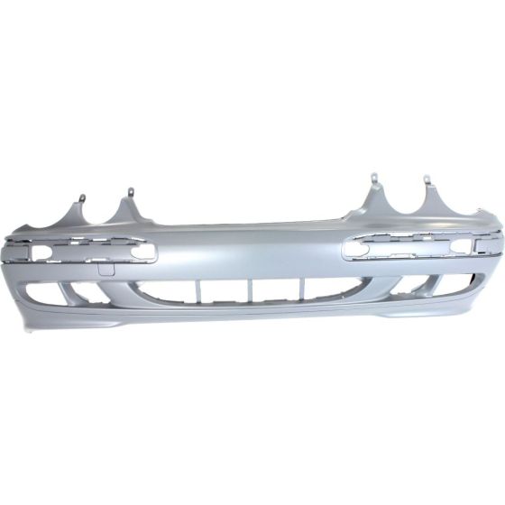 MERCEDES-BENZ E-CLASS (210) (SEDAN 00-02/WAGON ) FRONT BUMPER COVER PRIMED (W/O Washer)(W/O Sport Pkg) OEM#2108851825 2000-2003 PL#MB1000141