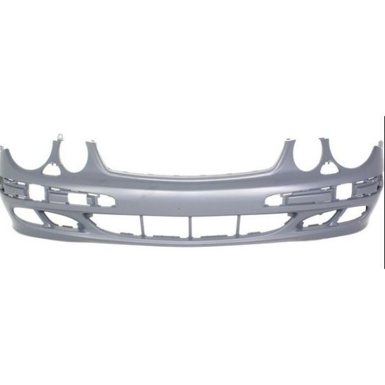 MERCEDES-BENZ E-CLASS (211) (SEDAN /WAGON ) FRONT BUMPER COVER PRIMED (W/ HEAD LAMP Washers)(WO/Sport OR WO/Appearance Pkg)(WO/AMG) OEM#2118800140 2003-2006 PL#MB1000172