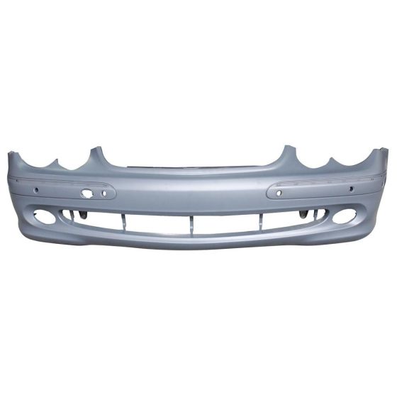 MERCEDES-BENZ CLK-CLASS (209)  (EXC 03 CONV) FRONT BUMPER COVER PRIMED (WO/WASHER(W/SENSOR)(W/O SPORT)(EXC CLK63) OEM#2098850525 2003-2009 PL#MB1000195