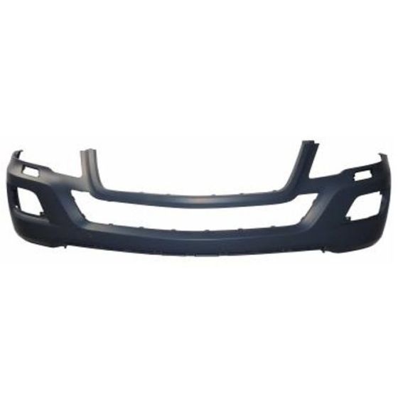 MERCEDES-BENZ ML-CLASS (164) (EXC 450 HYBRID) FRONT BUMPER COVER PRIMED (W/ WASHERS)(WO/SENSOR)(ML320/350)(WO/AMG SPORT)**CAPA** OEM#1648803140 2009-2011 PL#MB1000291C