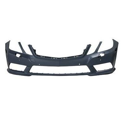 MERCEDES-BENZ E-CLASS WAGON (212) FRONT BUMPER COVER PRIMED (SPORT)(WO/CHR MLDG)(W/WASHER)(W/SENSOR)(EXC E63) OEM#21288027409999 2011-2013 PL#MB1000301