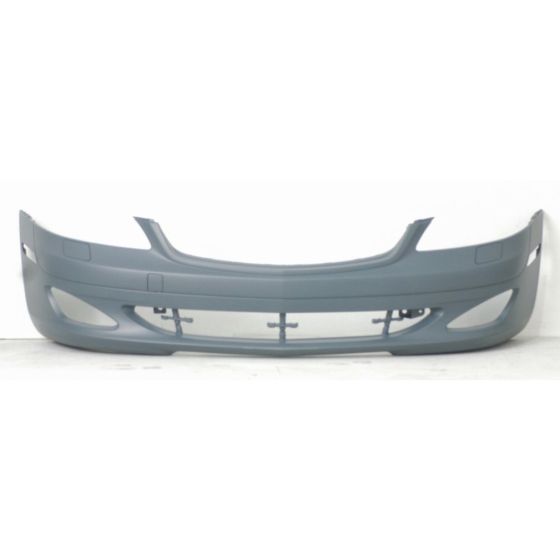 MERCEDES-BENZ S-CLASS SEDAN (221)  (EXC S400 HYBRID) FRONT BUMPER COVER PRIMED (WO/SPORT)(WO/SENSOR)(S550/S600) OEM#22188005409999 2007-2009 PL#MB1000342
