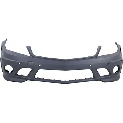MERCEDES-BENZ C-CLASS SEDAN (204)  FRONT BUMPER COVER PRIMED (C63)(WO/WASHER)(W/SENSOR) OEM#2048854825 2008-2011 PL#MB1000385
