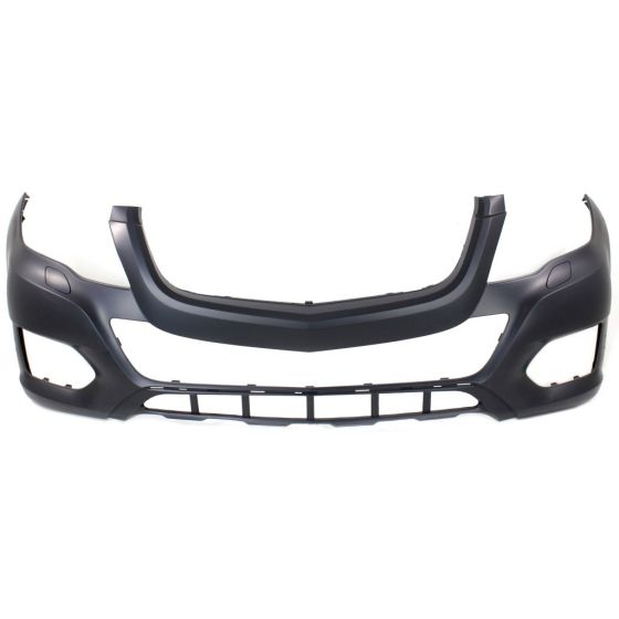 MERCEDES-BENZ GLK-CLASS (204) FRONT BUMPER COVER PRIMED (W/ WASHER)(WO/SENSOR)(WO/SPORT) OEM#20488021499999 2013-2015 PL#MB1000401