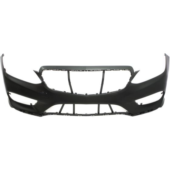MERCEDES-BENZ E-CLASS WAGON (212) FRONT BUMPER COVER PRIMED (W/INSERT)(WO/SENSOR)(W/AMG)(EXC E63) OEM#21288526389999 2014-2016 PL#MB1000410