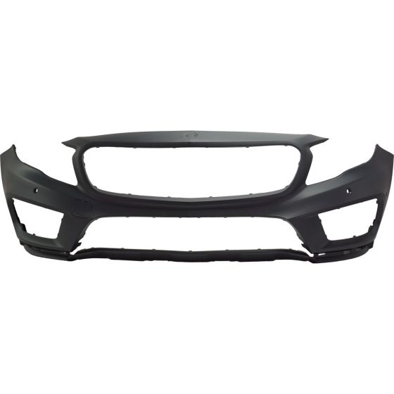 MERCEDES-BENZ GLA-CLASS  FRONT BUMPER COVER PRIMED (GLA250 W/AMG)(GLA45)(W/SENSOR) OEM#15688036409999 2015-2017 PL#MB1000457