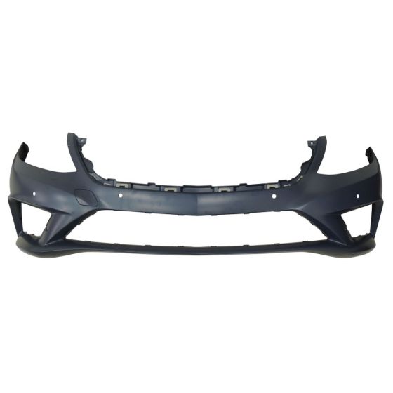 MERCEDES-BENZ S-CLASS (222) FRONT BUMPER COVER PRIMED (W/SPORT)(W/ SENSOR) OEM#22288018479999 2014-2017 PL#MB1000463