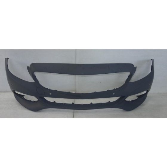 MERCEDES-BENZ C-CLASS SEDAN FRONT BUMPER COVER PRIMED (C300 WO/SPORT WO//LUXURY) W/SENSOR WO/SURROUND VIEW OEM#2058800340649999 2015-2018 PL#MB1000468