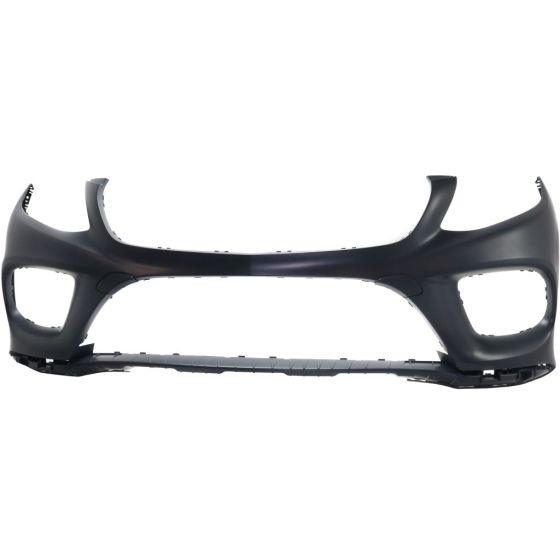 MERCEDES-BENZ GLE-CLASS SUV (166) FRONT BUMPER COVER PRIMED (W/SPORT PKG)(WO/ACTIVE PK ASSIST)(EXC GLE63) OEM#16688515389999 2016-2019 PL#MB1000497