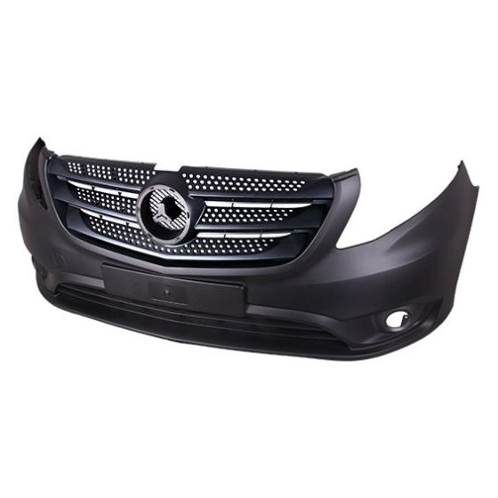 MERCEDES-BENZ METRIS  FRONT BUMPER COVER TEXTURE (W/FOG)(WO/SENSOR) OEM#44788596259B51 2016-2023 PL#MB1000503