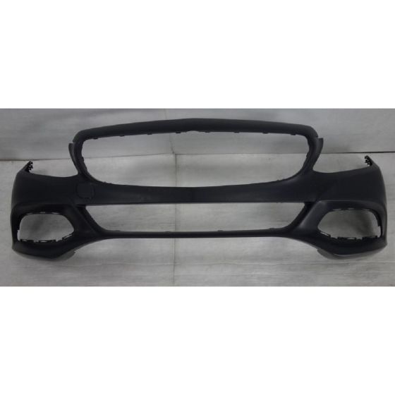 MERCEDES-BENZ C-CLASS SEDAN FRONT BUMPER COVER PRIMED (C300 WO/SPORT WO/LUXURY) WO/SENSOR W/SURROUND VIEW OEM#20588019409999 2015-2018 PL#MB1000510