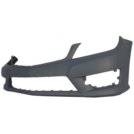 MERCEDES-BENZ C-CLASS SEDAN (204) FRONT BUMPER COVER PRIMED (SPORT)(WO/WASH)(WO/SENSOR)(EXC C63)(W/DRL CUTOUT)(NO LAMP HO **CAP OEM#2048802749649999 2012-2014 PL#MB1000569C