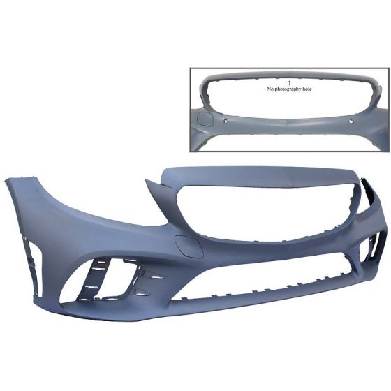 MERCEDES-BENZ C-CLASS CONV FRONT BUMPER COVER PRIMED (C43)(WO/ACTIVE PK ASSIST)(WO/SURROUND VIEW) OEM#20588024089999 2019-2023 PL#MB1000576