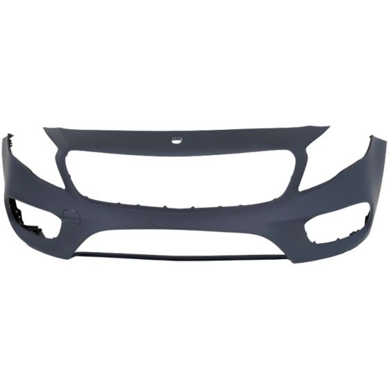 MERCEDES-BENZ GLA-CLASS FRONT BUMPER COVER PRIMED (GLA250 W/AMG)(WO/SENSOR)(W/CAMERA) OEM#15688096019999 2018-2020 PL#MB1000580