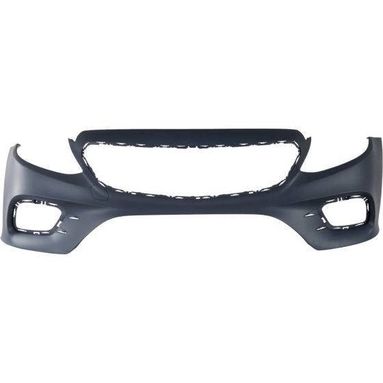 MERCEDES-BENZ E-CLASS CONV (238)  FRONT BUMPER COVER PRIMED (E400/450)(W/AMG)(WO/ACTIVE PARK ASSIST) OEM#23888568009999 2018-2020 PL#MB1000588