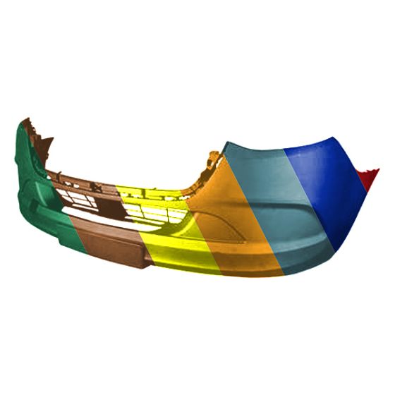 MERCEDES-BENZ SPRINTER FRONT BUMPER COVER TEXTURE (WO/FOG)(WO/CAMERA)(W/WIDE LICENSE) **CAPA** OEM#91088593009K83 2019-2024 PL#MB1000609C