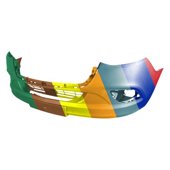 MERCEDES-BENZ SPRINTER FRONT BUMPER COVER TEXTURE (W/FOG)(WO/CAMERA))(W/WIDE LICENSE) OEM#91088581009K83 2019-2024 PL#MB1000612