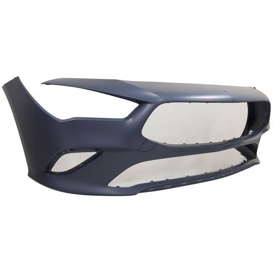 MERCEDES-BENZ CLA-CLASS  FRONT BUMPER COVER PRIMED (WO/ACTIVE PK ASSIST)(CLA250 WO/AMG) OEM#11888502039999 2020-2023 PL#MB1000615
