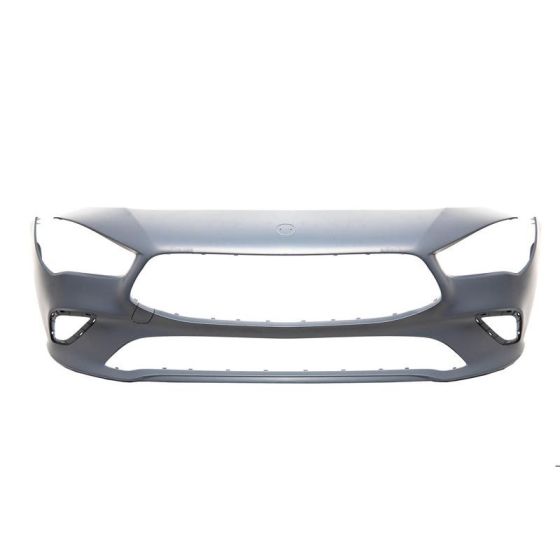 MERCEDES-BENZ CLA-CLASS FRONT BUMPER COVER PRIMED (WO/ACTIVE PK ASSIST)(CLA250 WO/AMG WO/NIGHT)(WO/MLDG HOLES) OEM#11888001009999 2020-2023 PL#MB1000651