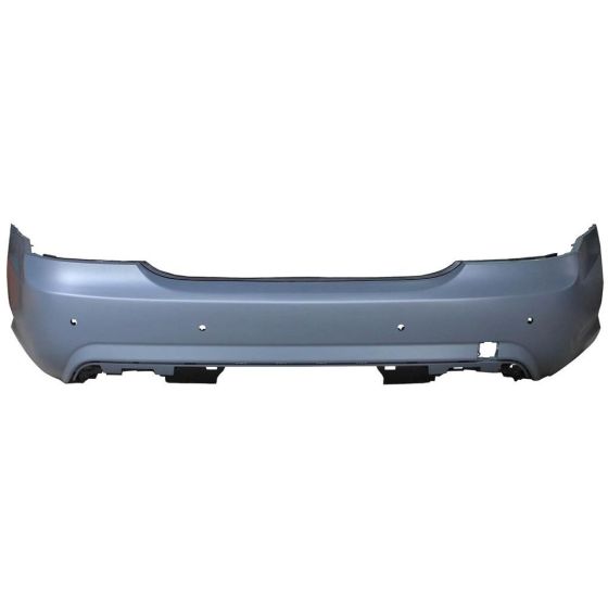 MERCEDES-BENZ S-CLASS S400 SEDAN HYBRID (221) REAR BUMPER COVER PRM-GRAY (W/SPORT)(W/SENSOR) OEM#22188047409999 2010-2013 PL#MB1100297