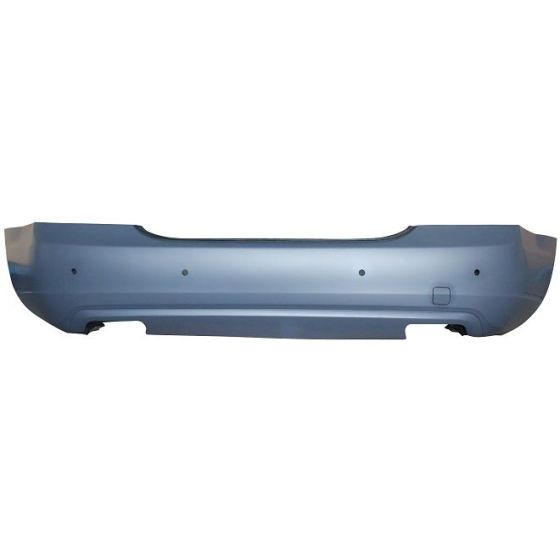 MERCEDES-BENZ S-CLASS SEDAN (221)  (EXC S400 HYBRID) REAR BUMPER COVER PRM-GRAY (S350/550)(WO/SPORT)(W/SENSOR)(BLUETEC) OEM#22188052409999 2012-2013 PL#MB1100301