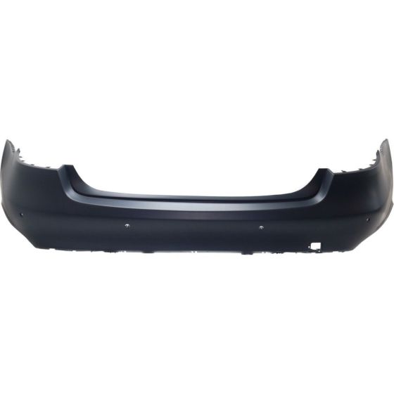 MERCEDES-BENZ E-CLASS SEDAN (212) REAR BUMPER COVER PRIMED (W/SENSOR)(WO/AMG)(W/SIDE MLDG HOLES) OEM#21288583259999 2014-2016 PL#MB1100335