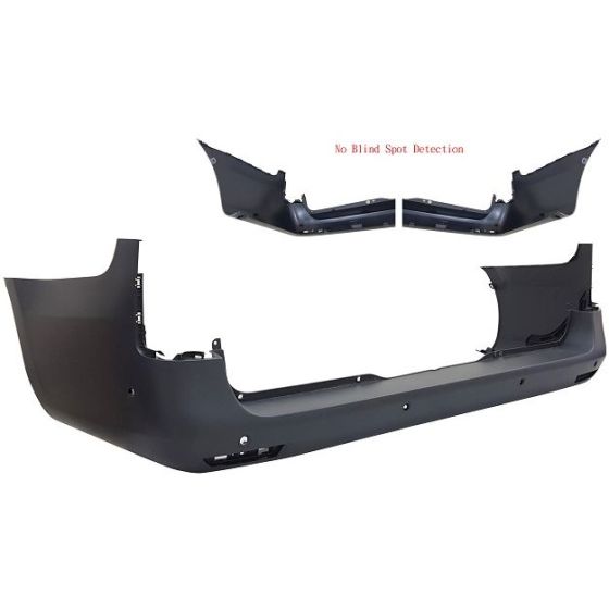 MERCEDES-BENZ METRIS REAR BUMPER COVER TXT-BLACK (W/SENSOR)(WO/BLIND SPOT DETECT) OEM#44788519259B51 2016-2023 PL#MB1100385
