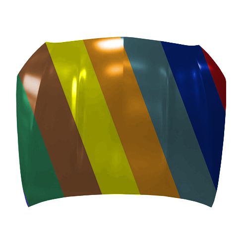 MERCEDES-BENZ C-CLASS SEDAN HOOD (ALUM) OEM#2068800500 2022-2023 PL#MB1230170