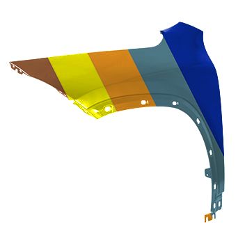 MERCEDES-BENZ GLA-CLASS FENDER LEFT (Driver Side) (ALUM) **CAPA** OEM#2478811100 2021-2025 PL#MB1240179C