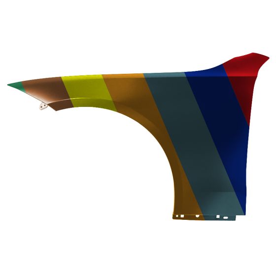 MERCEDES-BENZ C-CLASS SEDAN FENDER LEFT (Driver Side) (ALUM) OEM#2068800100 2022-2023 PL#MB1240181