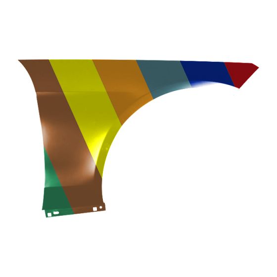 MERCEDES-BENZ E-CLASS SEDAN (212) FENDER RIGHT (Passenger Side) (STEEL)(EXC E63) OEM#2128801218-PFM 2010-2016 PL#MB1241134-PFM