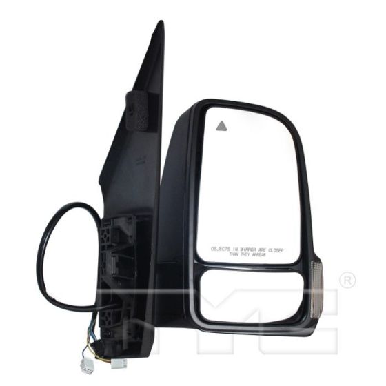 MERCEDES-BENZ SPRINTER DOOR MIRROR RIGHT (Passenger Side) PWR/HTD/M-FOLD (WO/CAMERA)(TEX CVR) OEM#9108111000-PFM 2019-2024 PL#MB1321120