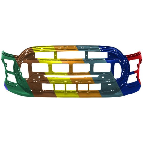 MINI COOPER HARDTOP 2DOORS FRONT BUMPER COVER TXT-BLACK (W/SENSOR)(BASE WO/JCW PKG) OEM#51115A3C854 2022-2024 PL#MC1000128