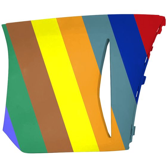 MINI COOPER HARDTOP 4DOORS FRONT BUMPER SIDE COVER LEFT (Driver Side) PRIMED (WO/SENSOR)(BASE/S)(WO/JOHN COOPER WORKS PKG) OEM#51115A3C863 2022-2024 PL#MC1016100