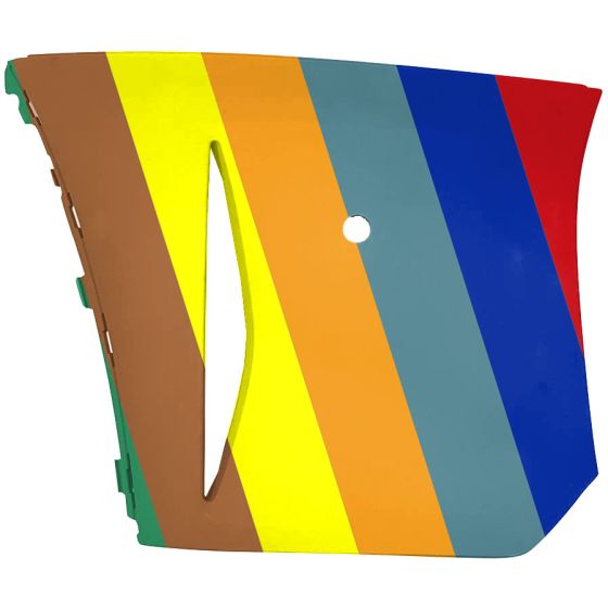 MINI COOPER HARDTOP 2DOORS FRONT BUMPER SIDE COVER RIGHT (Passenger Side) PRIMED (W/SENSOR)(BASE/S)(WO/JOHN COOPER WORKS PKG) OEM#51115A3EC84 2022-2024 PL#MC1017101