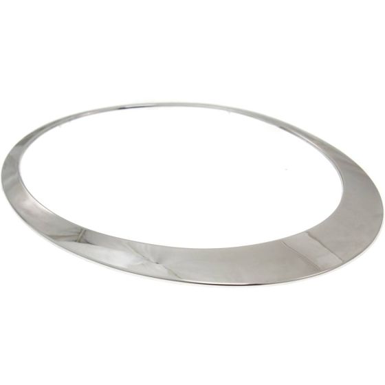 MINI COOPER CONVERTIBLE HEAD LAMP BEZEL RING RIGHT (Passenger Side) CHROME OEM#51137149906 2009-2015 PL#MC2507101