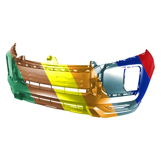 MITSUBISHI OUTLANDER SPORT (5 SEATER) FRONT BUMPER COVER PRM/LWR-TXT **CAPA** OEM#62022WE10P 2020-2024 PL#MI1000351C